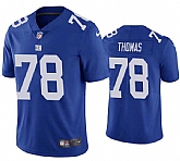 Nike Men & Women & Youth New York Giants #78 Andrew Thomas 2020 Blue Vapor Untouchable Limited Stitched Jersey,baseball caps,new era cap wholesale,wholesale hats